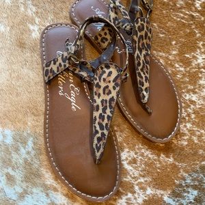 Leopard Sandals